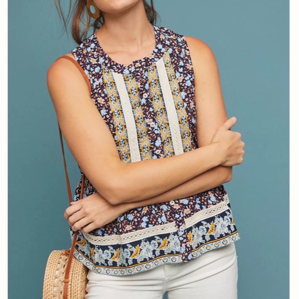 Caccini Lace Peplum Blouse